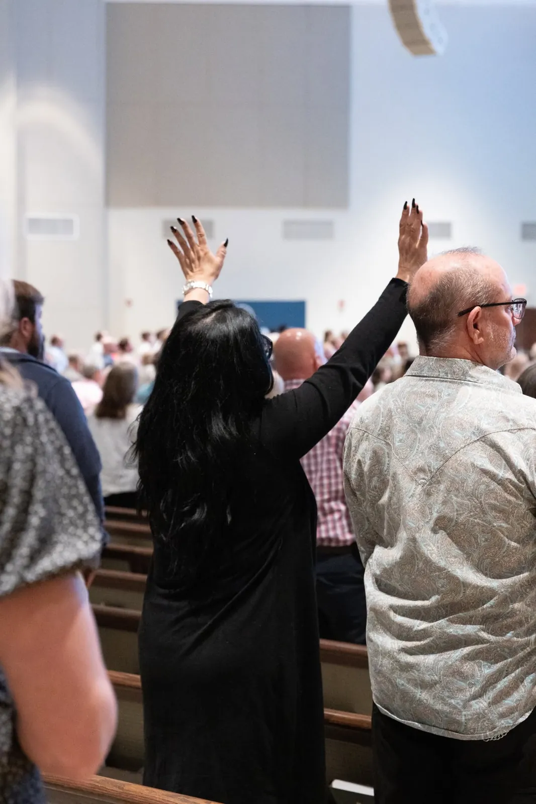 Worshipping at Summer Grove Baptist Church, Church in Shreveport, LA